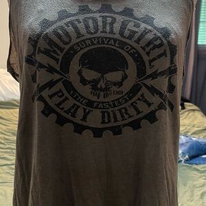 Motor Girl Graphic Tank Top
